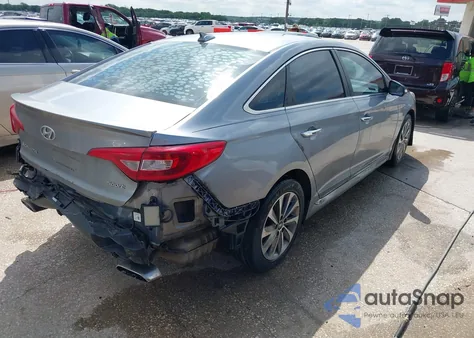 2016 Hyundai Sonata Sport из США, поврежденный, VIN 5NPE34AF9GH299993